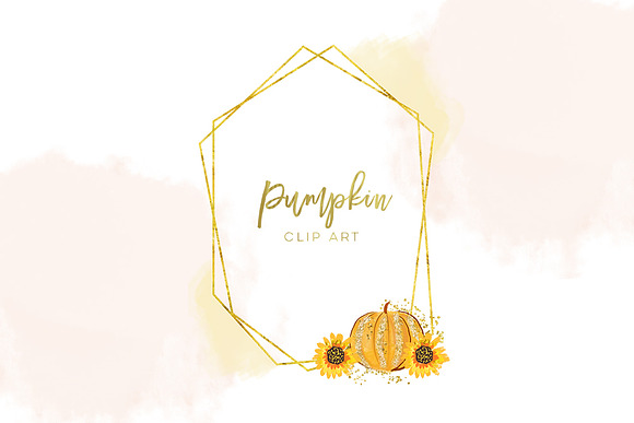 Pumpkins Watercolor Collection in Illustrations - product preview 1