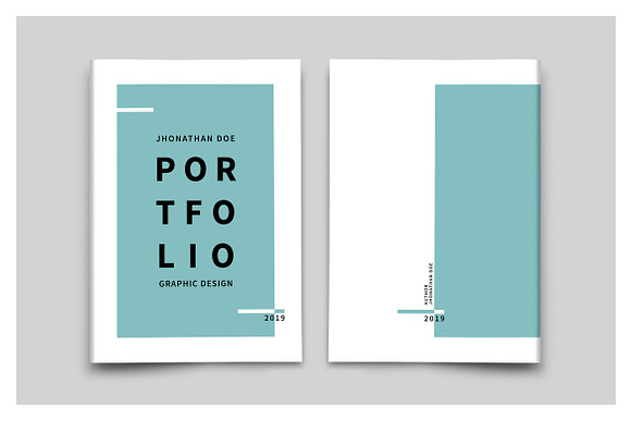 Graphic Design Portfolio Template in Brochure Templates - product preview 1