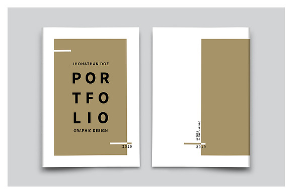 Graphic Design Portfolio Template in Brochure Templates - product preview 3