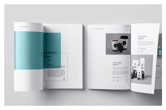 Graphic Design Portfolio Template in Brochure Templates - product preview 19