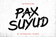 Pax Suyud - Brush + Rough Font