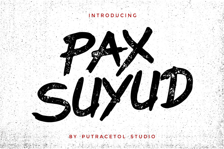 Pax Suyud - Brush + Rough Font in Display Fonts - product preview 8