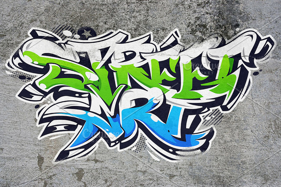 Street Art | Graffiti Lettering in Illustrations - product preview 8