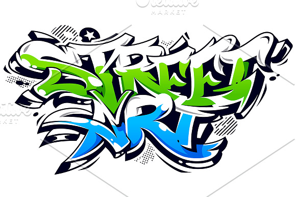 Street Art | Graffiti Lettering in Illustrations - product preview 2