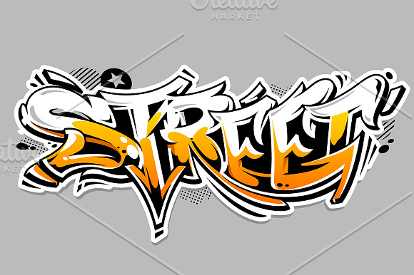 Street Art | Graffiti Lettering in Illustrations - product preview 3