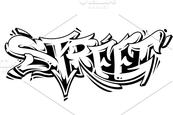 Street Art | Graffiti Lettering in Illustrations - product preview 4