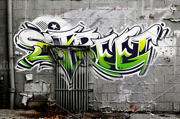 Street Art | Graffiti Lettering in Illustrations - product preview 6