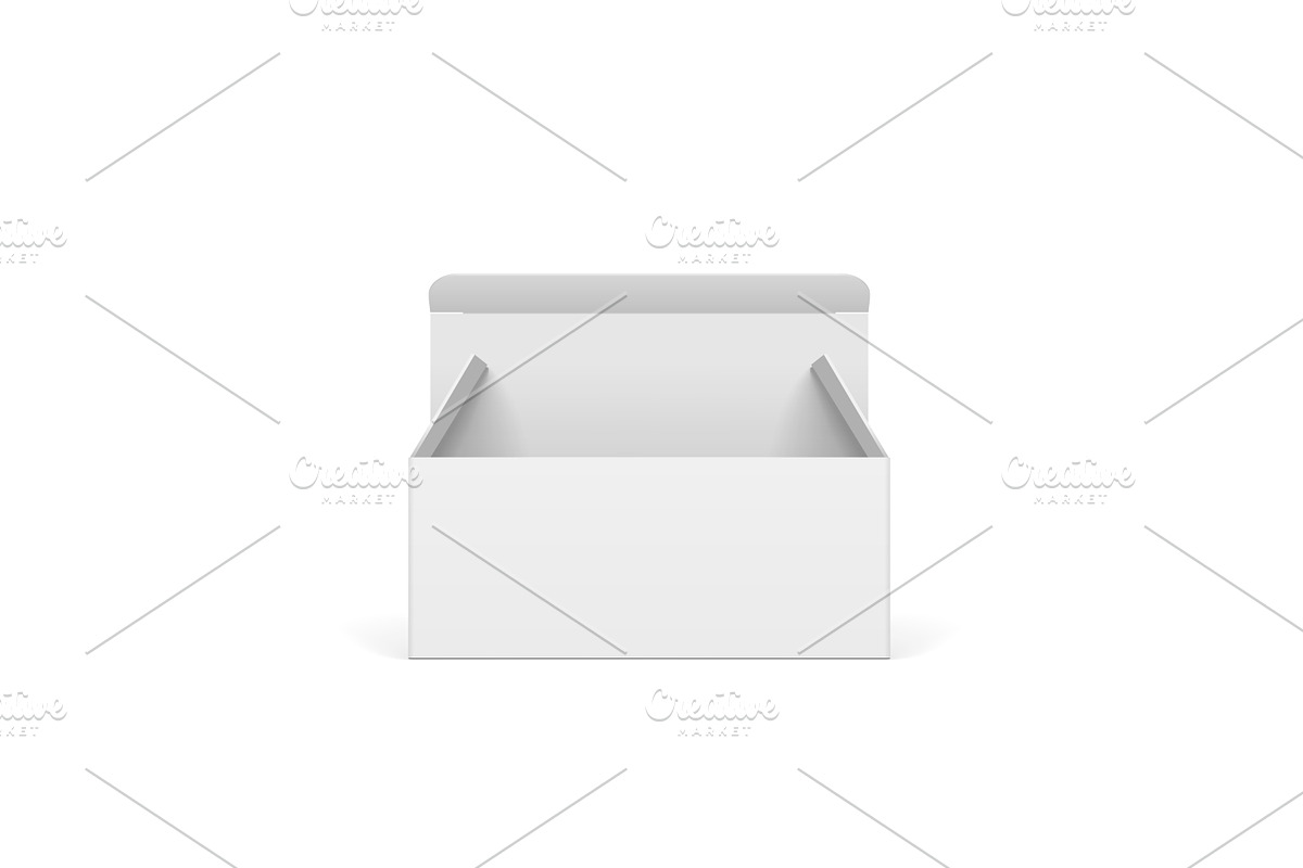 White Package Box Opened. Software in Product Mockups - product preview 8