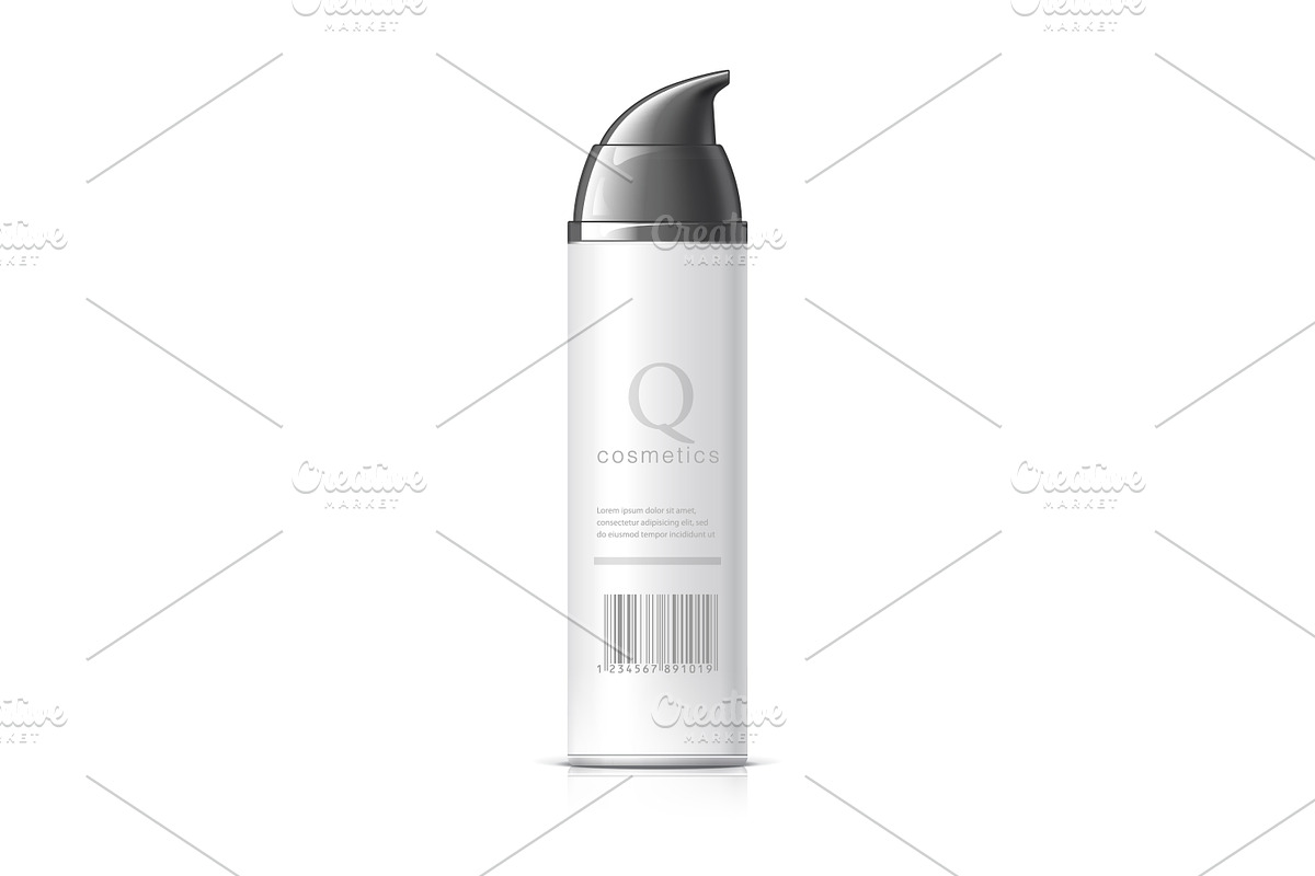 Realistic White Shaving Foam Aerosol in Product Mockups - product preview 8
