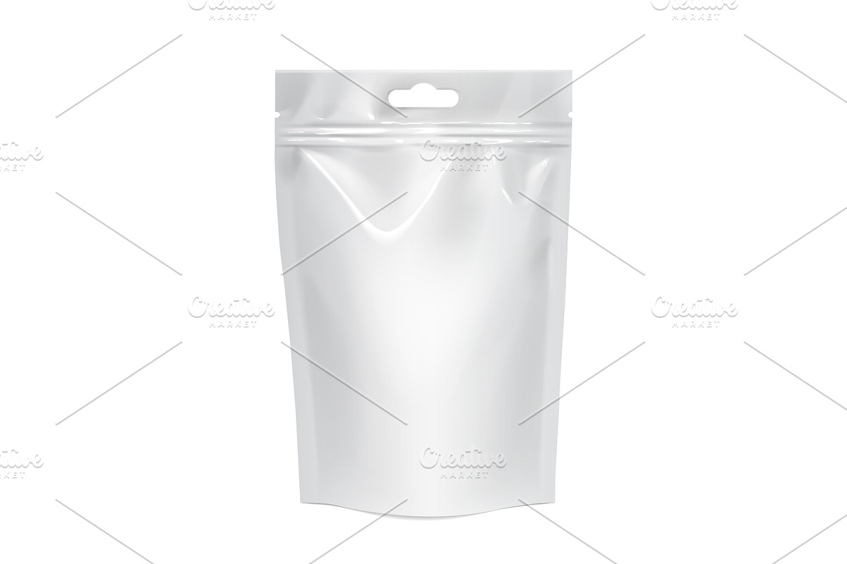 Flexible bag of Foil or Polyethylene in Product Mockups - product preview 8