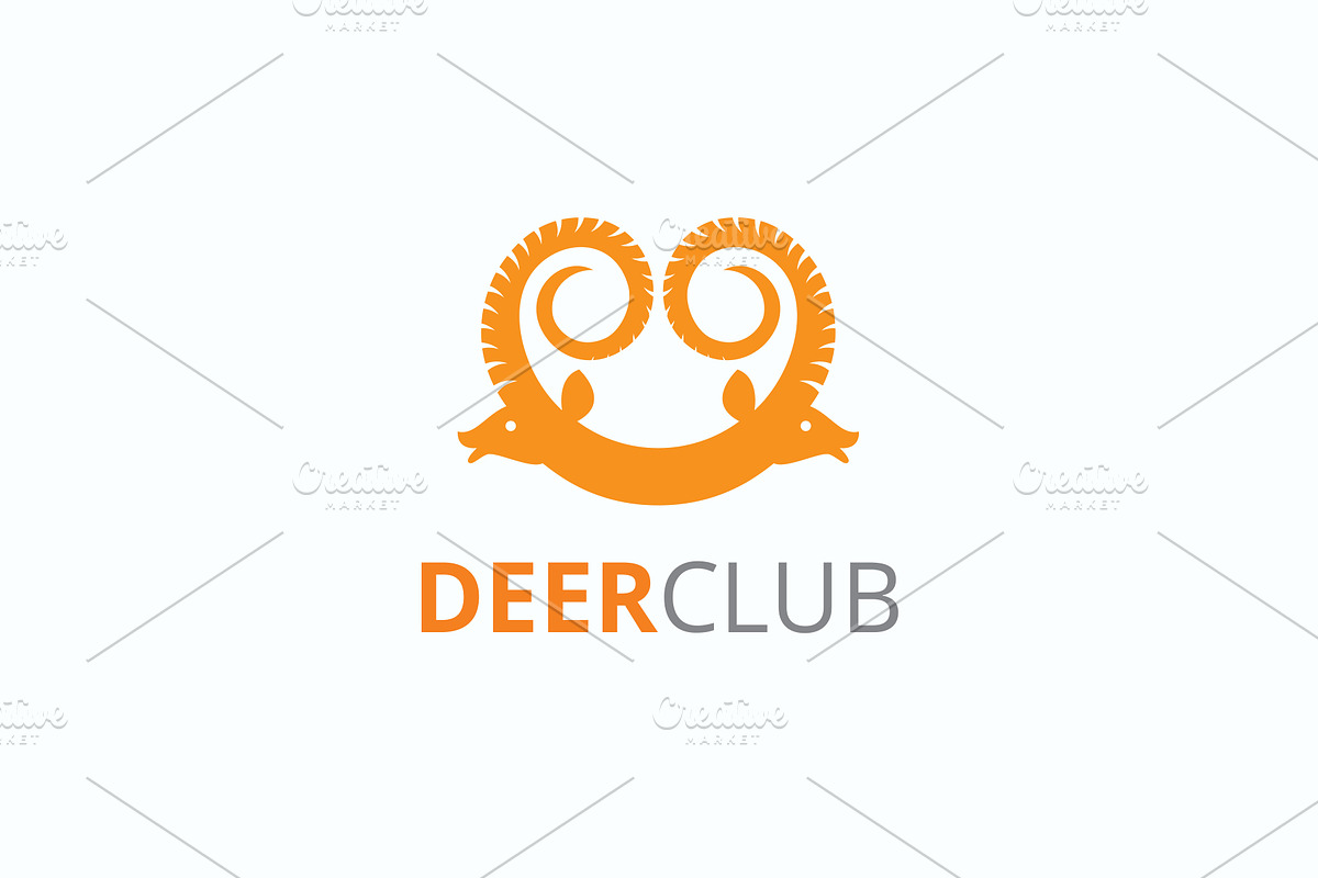 Deer Club Logo  in Logo Templates - product preview 8
