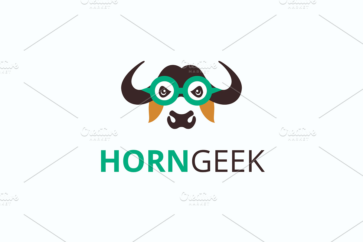 Horn Geek Logo in Logo Templates - product preview 8