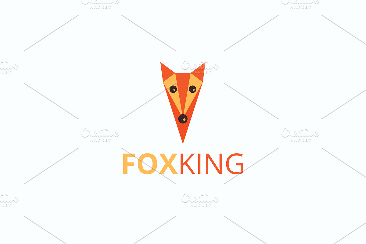 Fox King Logo  in Logo Templates - product preview 8