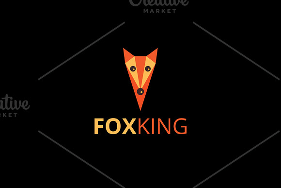 Fox King Logo  in Logo Templates - product preview 1