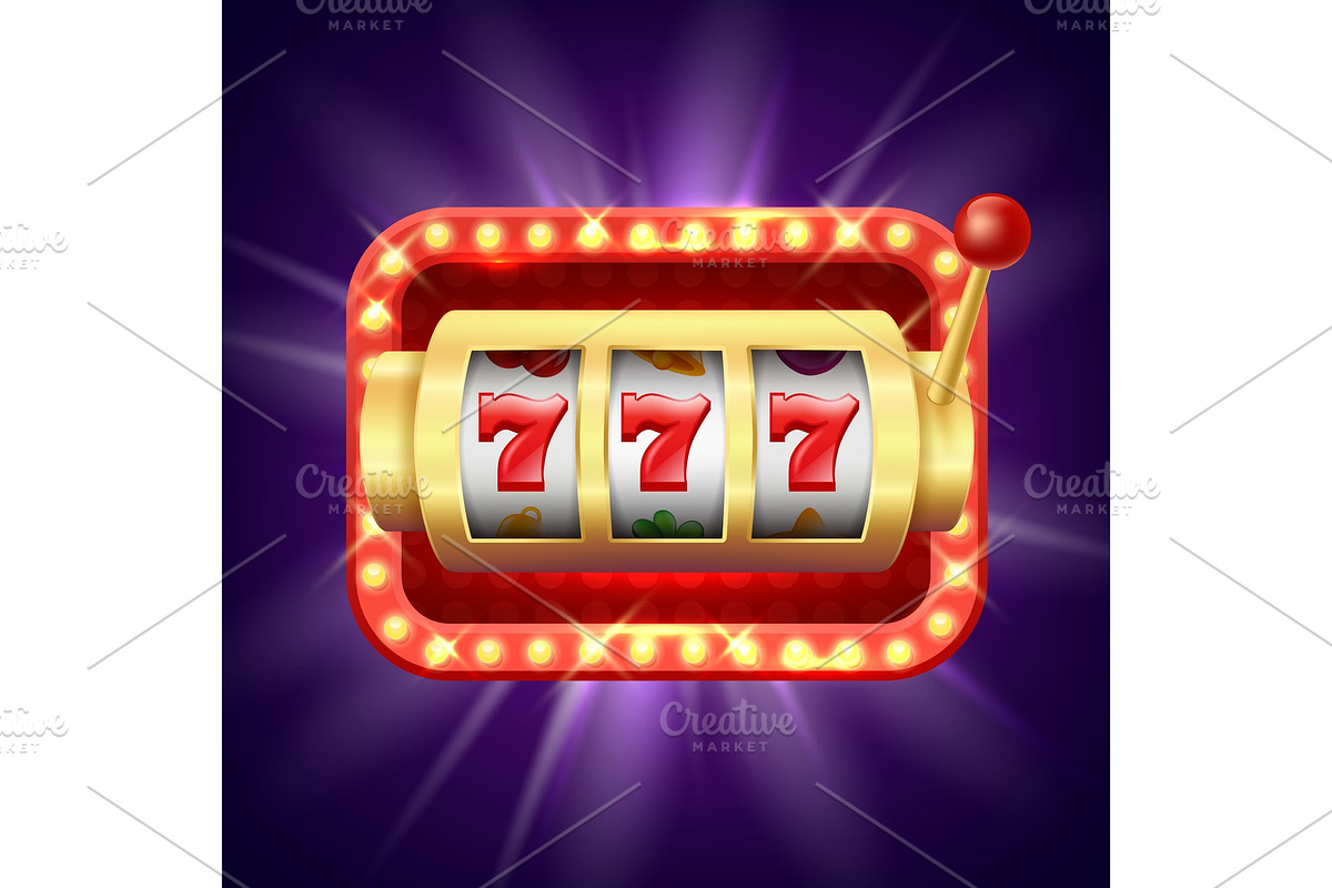 Jackpot at slot machine. Vector in Graphics - product preview 8