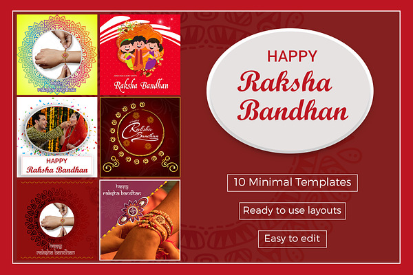 Raksha Bandhan Instagram Banner Set