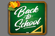 Vector Chalkboard | Back to School