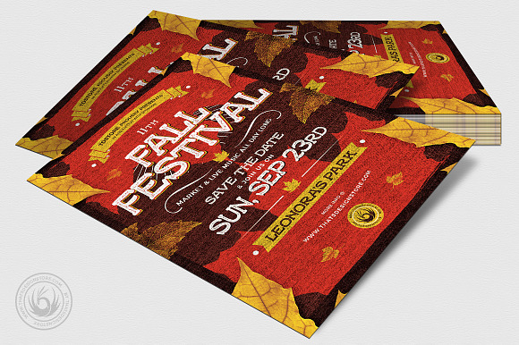 Fall Festival Flyer Template V2 in Flyer Templates - product preview 3