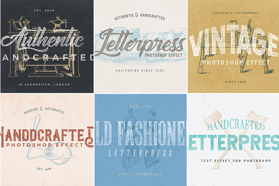 Letterpress Text Effect Pack in Photoshop Layer Styles - product preview 8