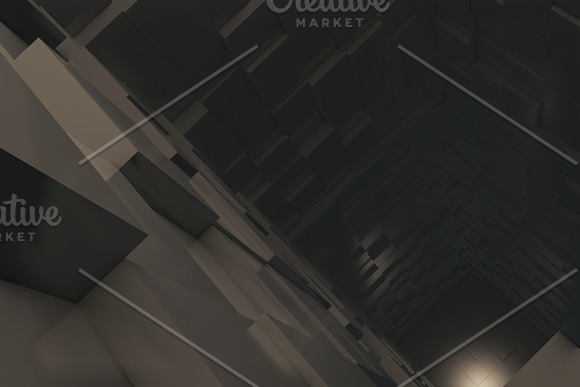 Cube Tunnel Backgrounds in Textures - product preview 9