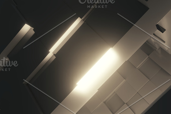 Cube Tunnel Backgrounds in Textures - product preview 11
