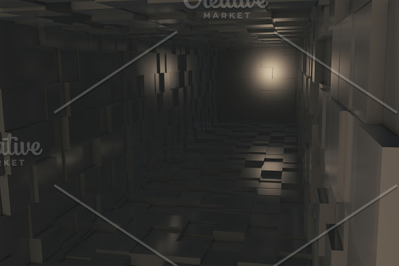Cube Tunnel Backgrounds in Textures - product preview 13