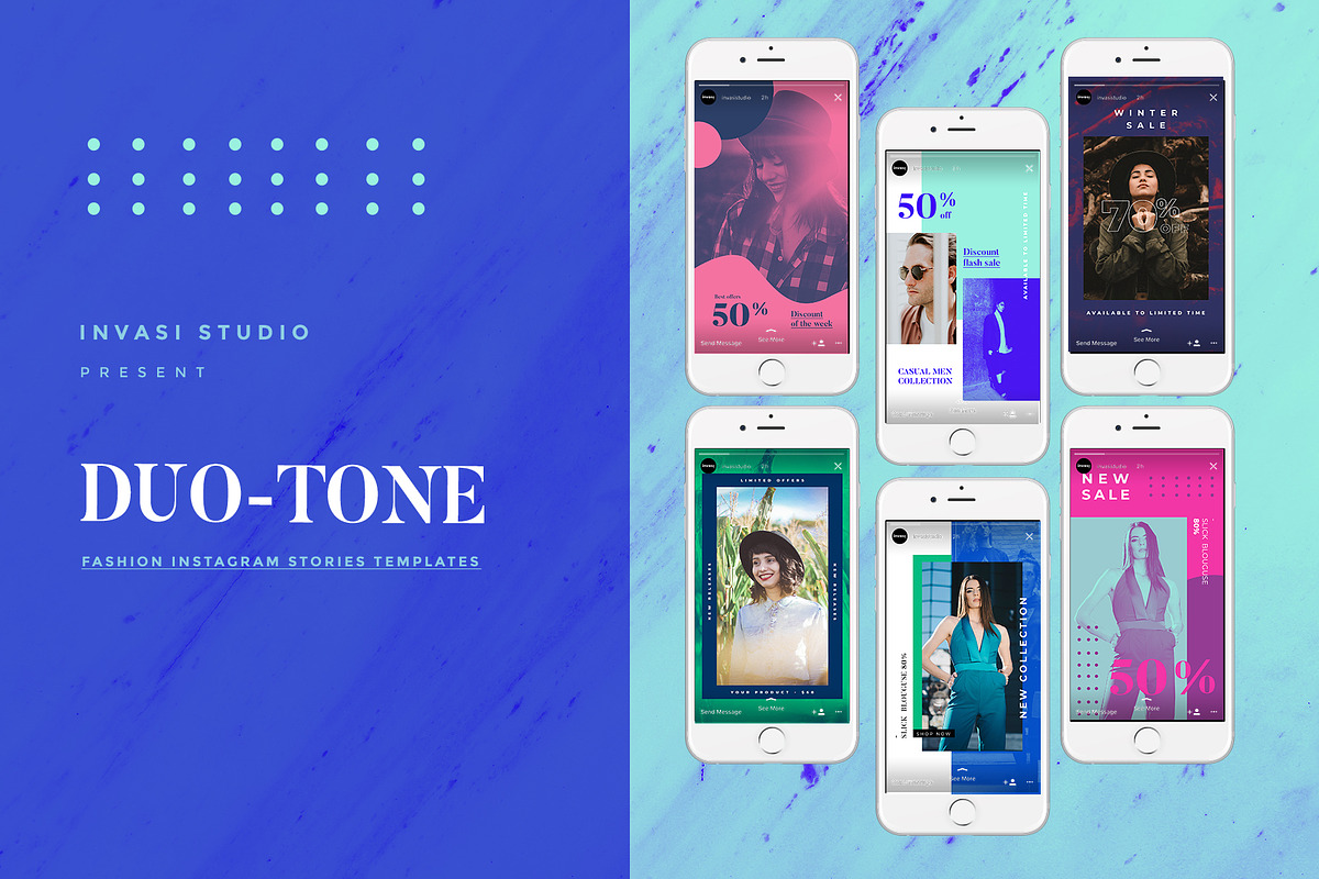 DUOTONE Instagram Stories Animated in Instagram Templates - product preview 8