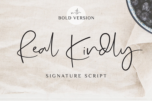 Real Kindly - Signature Script in Script Fonts - product preview 11