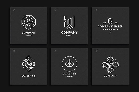 30 Stylish Logos in Logo Templates - product preview 5