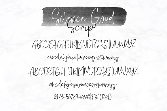 Silence Good - Font Duo! in Script Fonts - product preview 3