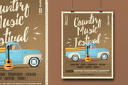Country Music Festival Flyer.