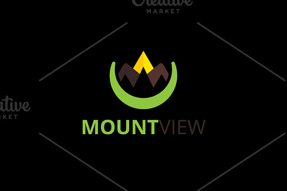 Mount View Logo in Logo Templates - product preview 1