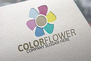 Colorful Flower logo