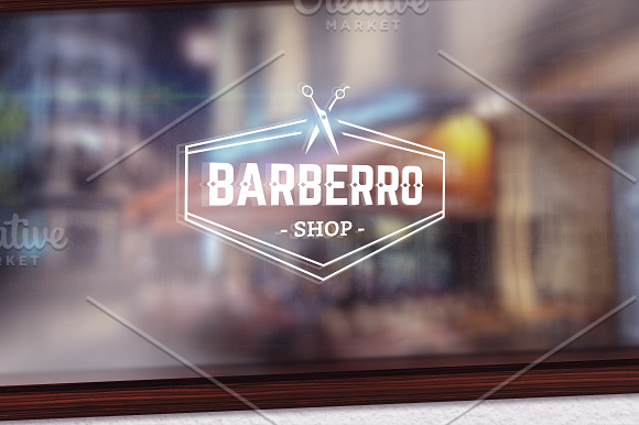 Barber Emblems | Logo Templates in Logo Templates - product preview 3
