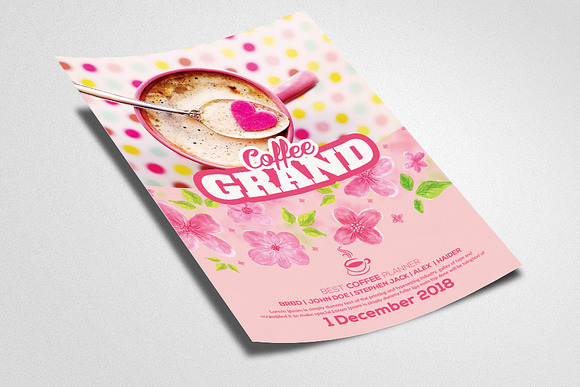 Cafe Shop Promo Flyer Templates in Flyer Templates - product preview 1