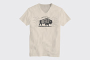 Buffalo American Wild T-Shirt Design