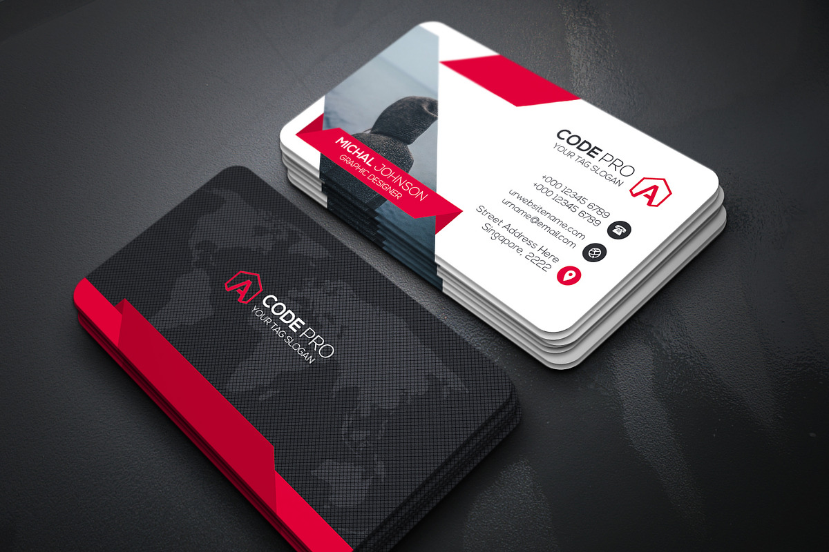 Personal Business Card in Business Card Templates - product preview 8