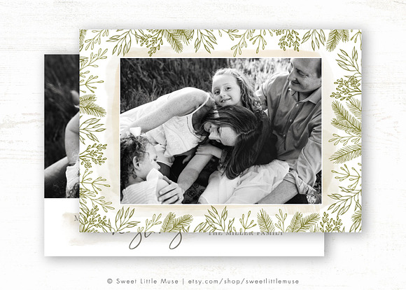 Christmas Card Template Bundle in Card Templates - product preview 2