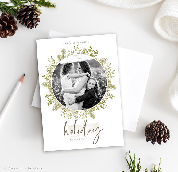 Christmas Card Template Bundle in Card Templates - product preview 3