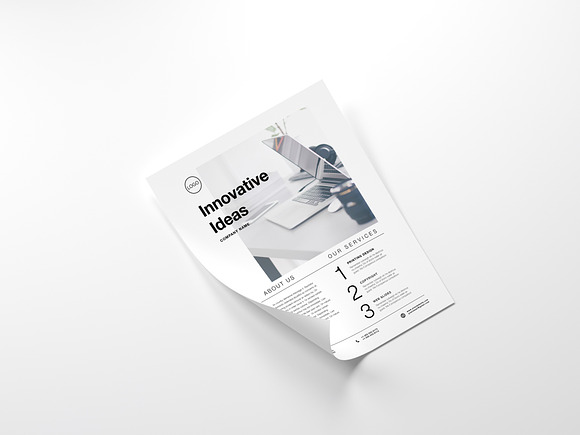 Corporate flyer in Flyer Templates - product preview 2