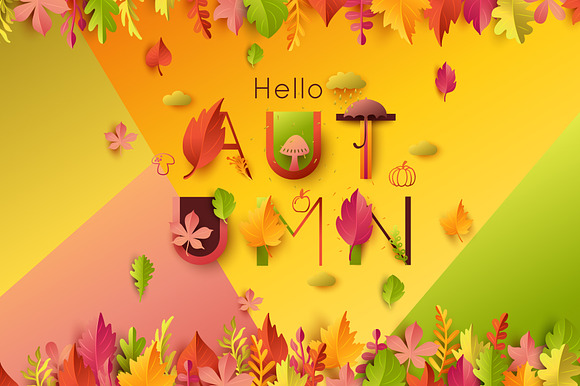 Autumn alphabet in Objects - product preview 4