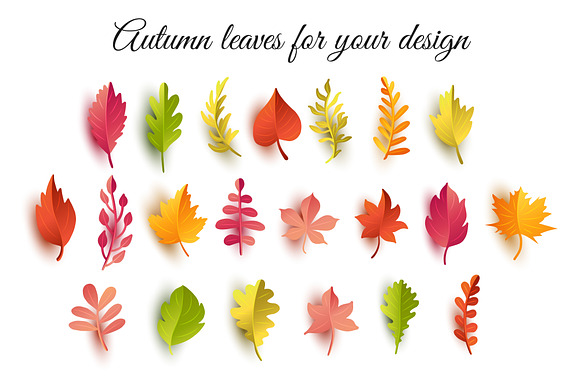 Autumn alphabet in Objects - product preview 7