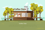 Coffee Club - Vector Landscape