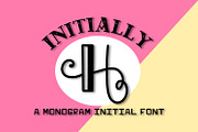 Initially - A Monogram Initial Font