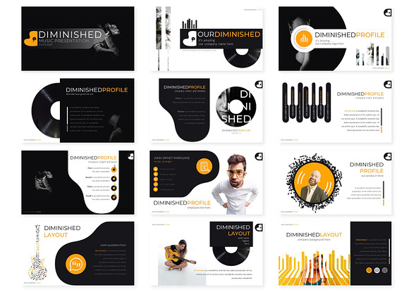 Diminished - Powerpoint Template in PowerPoint Templates - product preview 1