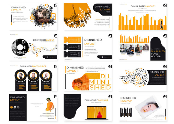 Diminished - Powerpoint Template in PowerPoint Templates - product preview 2