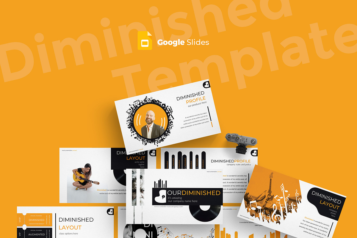 Diminished - Google Slides Template in Google Slides Templates - product preview 8