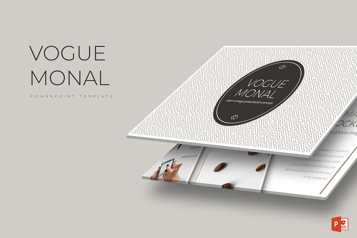 Vogue Monal - Powerpoint Template in PowerPoint Templates - product preview 8