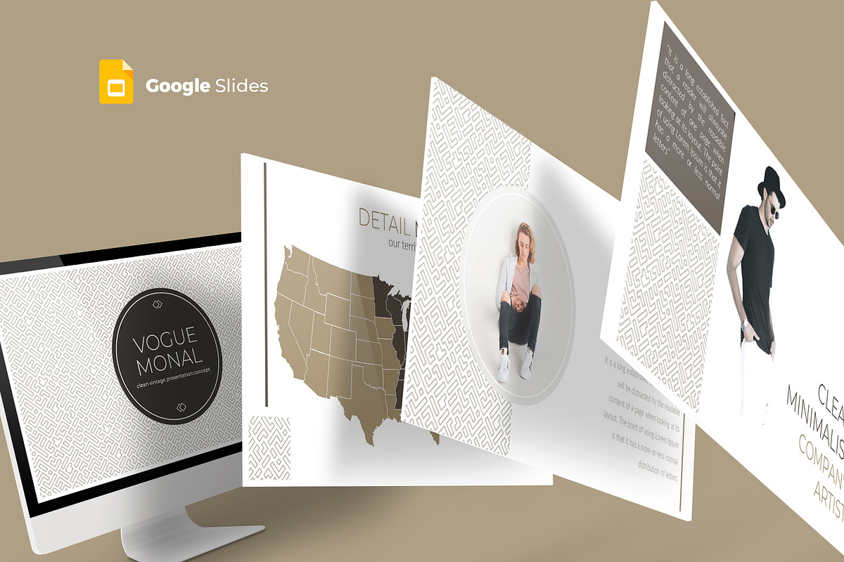 Vogue Monal - Google Slides Template in Google Slides Templates - product preview 8