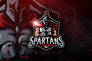 Spartans Squad-Mascot & Esport Logo